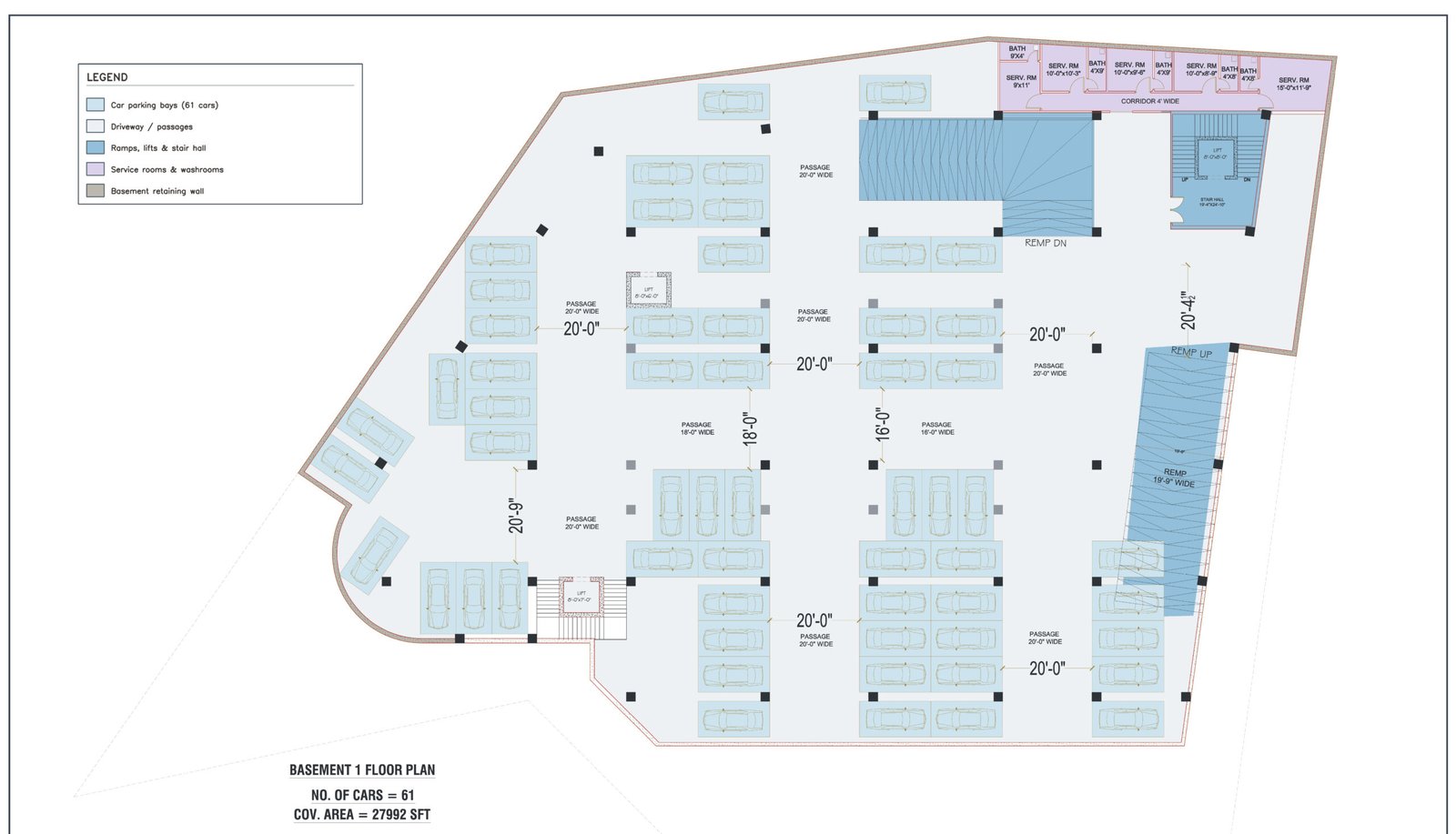 Basement 1 & 2 Floor Plan